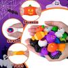 Halloween Gruppenteigknetmusik, Entspannende Fingerfreigabe-Spielzeuge, Geist Fledermaus Kürbis Quetsch- und Druckentlastungs-Artefakt