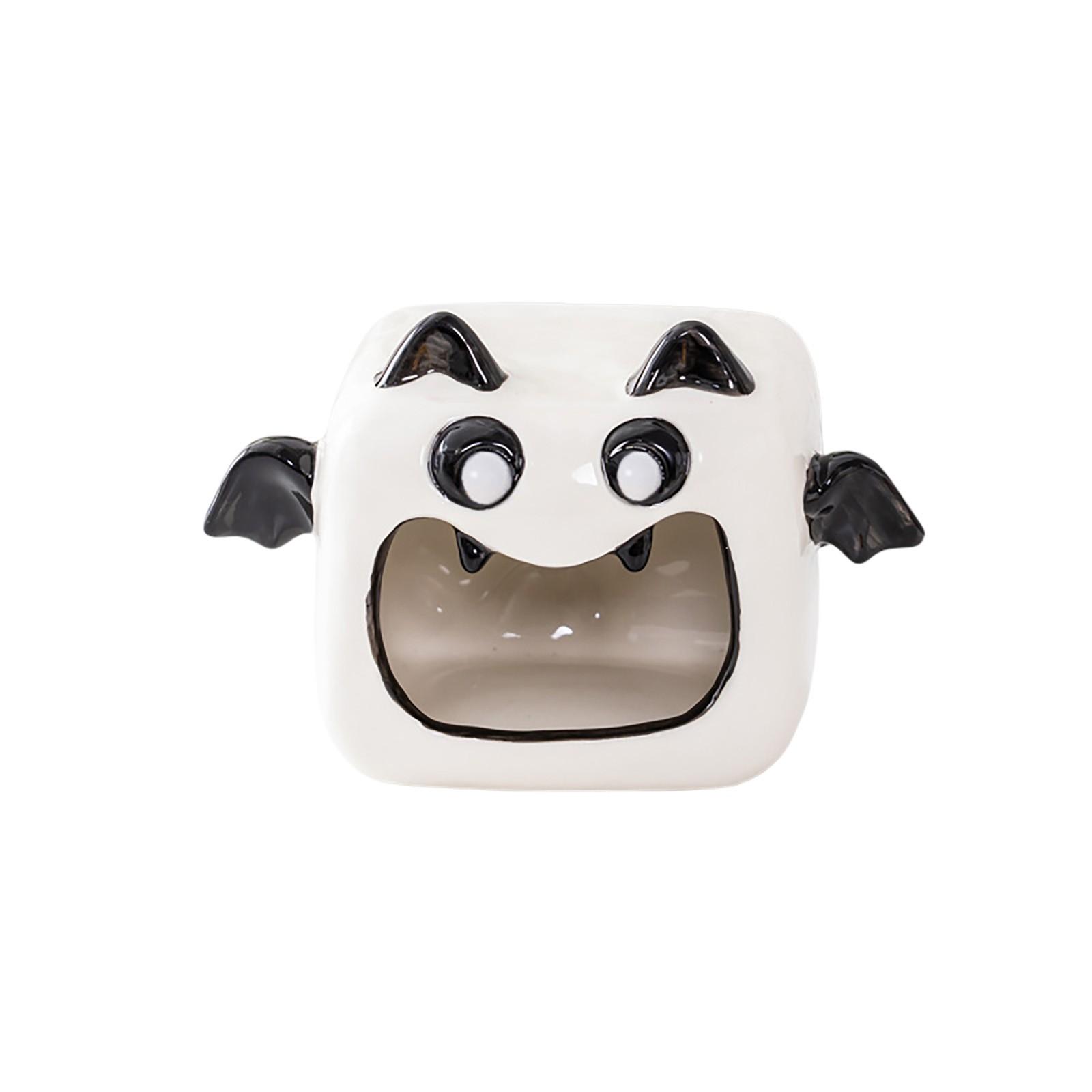 

Хэллоуин Подсвечник Свеча Керамическое Украшение Атмосфера Хранение Конфет Настольные Украшения Креативный One Size