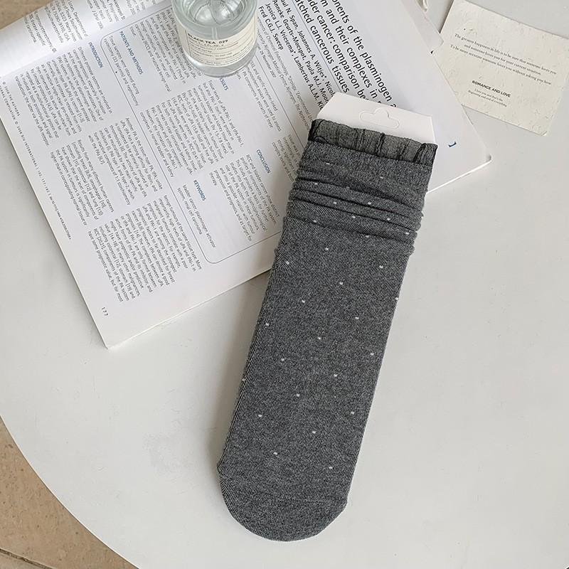 Jk Japanese Zhuji Socks Female Summer Thin Ice Silk Cool Breathable Boneless Ice Ice Socks In The Tube Month Pile Socks
