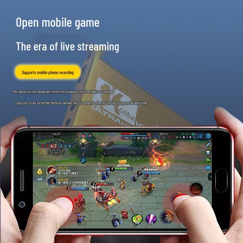 USB 3.0 HDMI HD Video Capture Card for Mobile and PC Gaming, Live Streaming, Recording, 2131 Chip Compatible HDTV Capture
