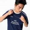 Li Ning Sports Lifestyle Series American Retro Casual Fashion Versatile Summer T-Shirt Loose Round Neck Logo Printed T-Shirt Unisex tops ATSW263-5