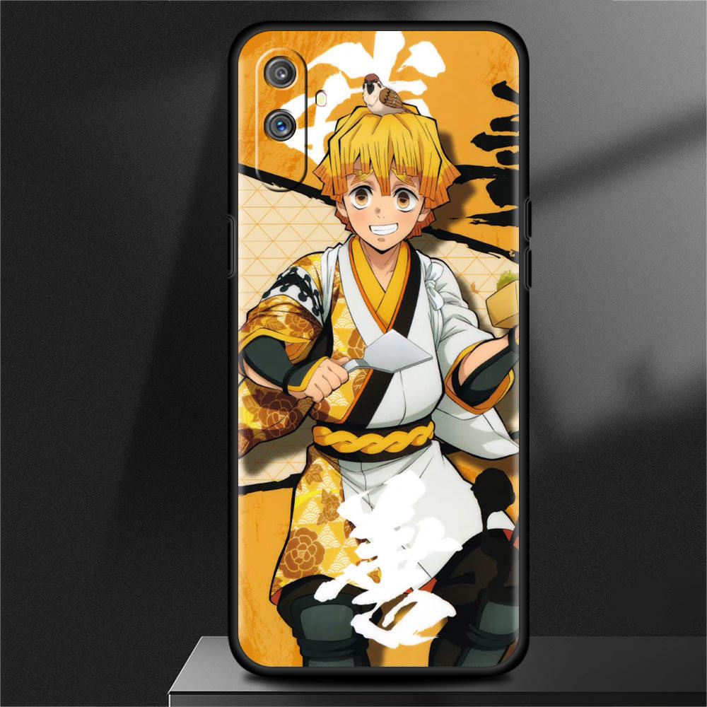Case For Oppo Realme 8 C21Y 8i GT Neo 2 3 C21 7 9 Pro 6 C35 C20 Master C15 C12 C11 Silicone Phone Cover Demon Slayer Anime Funda