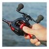 Baitcasting Reel Right-Hand Retrieve Long Casting Reel Metal Shell Anti-Burst Line Metal Gear Ratio 