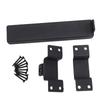 Slide Gate Latch Heavy Duty Steel Slide Gate Lock with Padlock Hole for Wooden Fences Barn Shed