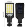 Solar LED Lights 108 COB 3 Modes Motion Sensor IP65 Waterproof Outdoor Garden Path Lighting with 180°Adjustable Panel