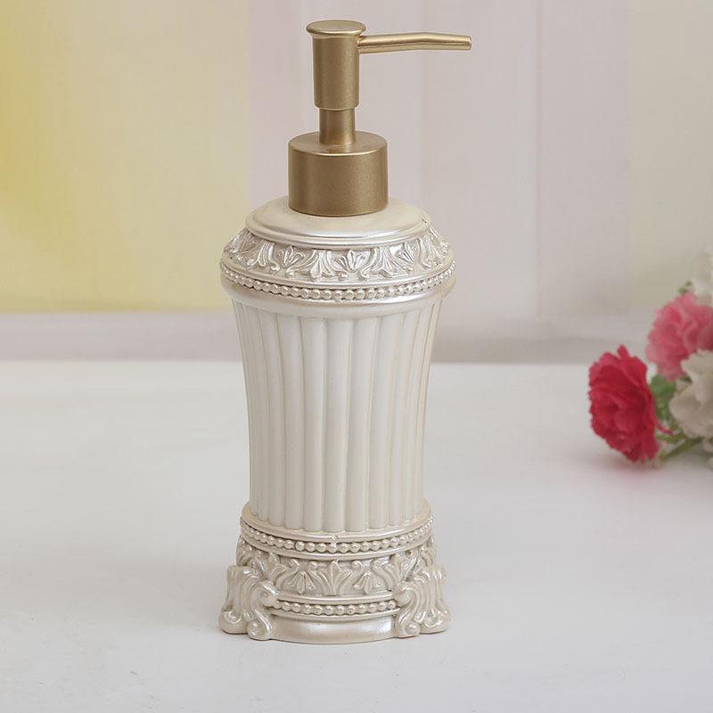 Luxuriöse Keramik-Druckflasche für Handseife, Shampoo und Duschgel