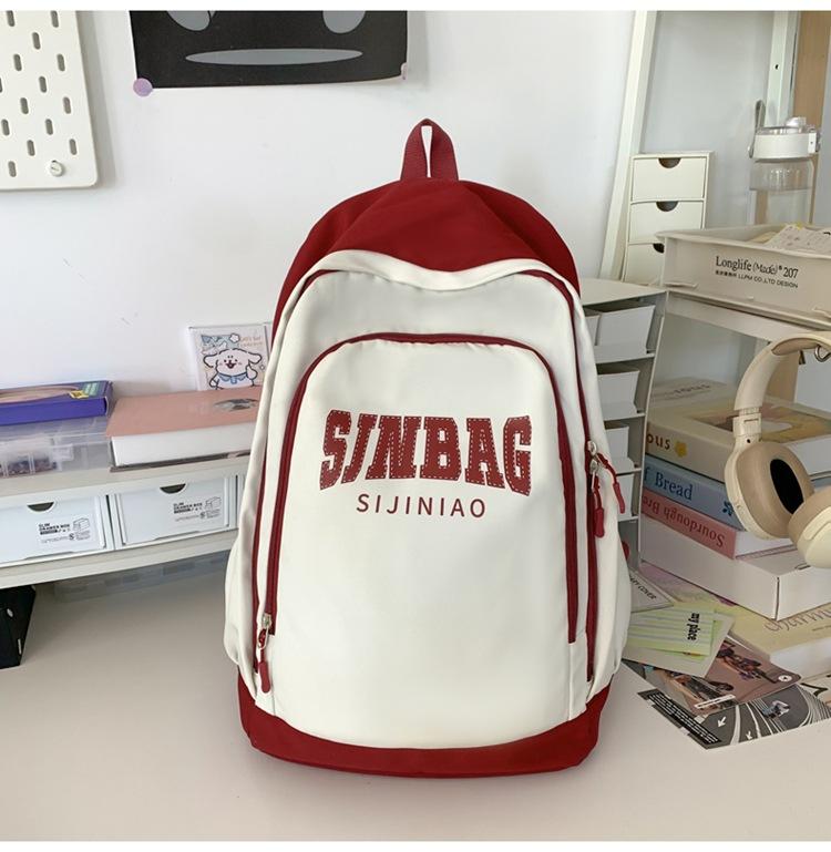 

Новый рюкзак для средней школы для девочек, оригинальный нишевый, для старшеклассников, повседневный, трендовый для мальчиков