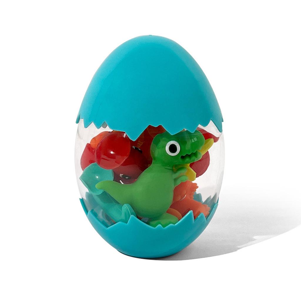 Bath Sensory Silicone Dinosaur Egg Cartoon Design Silicone Dinosaur Egg for Developing Motor Skills and Hand-eye Coordination