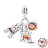 New In Copper Charm Pendants Bead Fits Genuine Bracelets Necklaces DoItYourself Woman Jewellery Gifts For Women Friend
