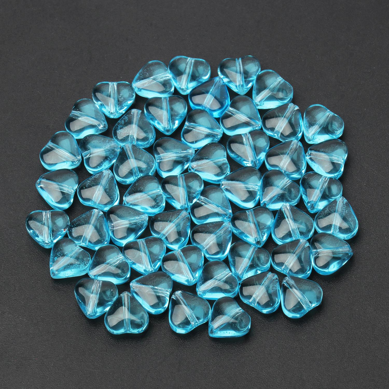 

20 шт./пакет бусины в форме сердца, стеклянные хрустальные бусины в форме сердца, 8 мм, стеклянные бусины в форме сердца, красочные прозрачные бусины в форме сердца для изготовления ювелирных изделий, браслетов, поделок, подарков 8mm(20pcs) небесно-голубо