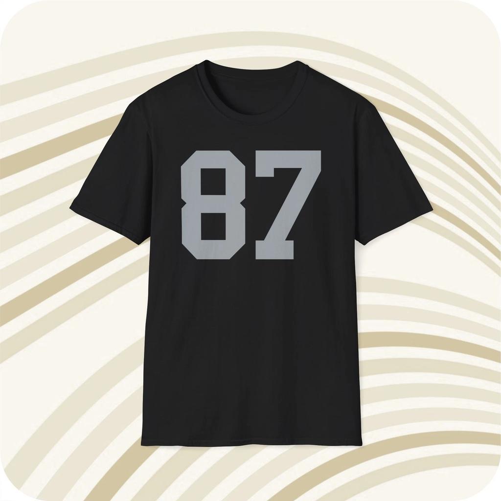 Throwbackmax Tim Brown Oakland Raiders NFL T-Shirt - Vorder- und Rückseite bedruckt