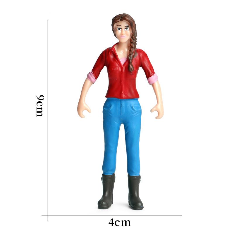 Model Doll Professional Toys Simulate Farm Pasture Decoration Plastic Material