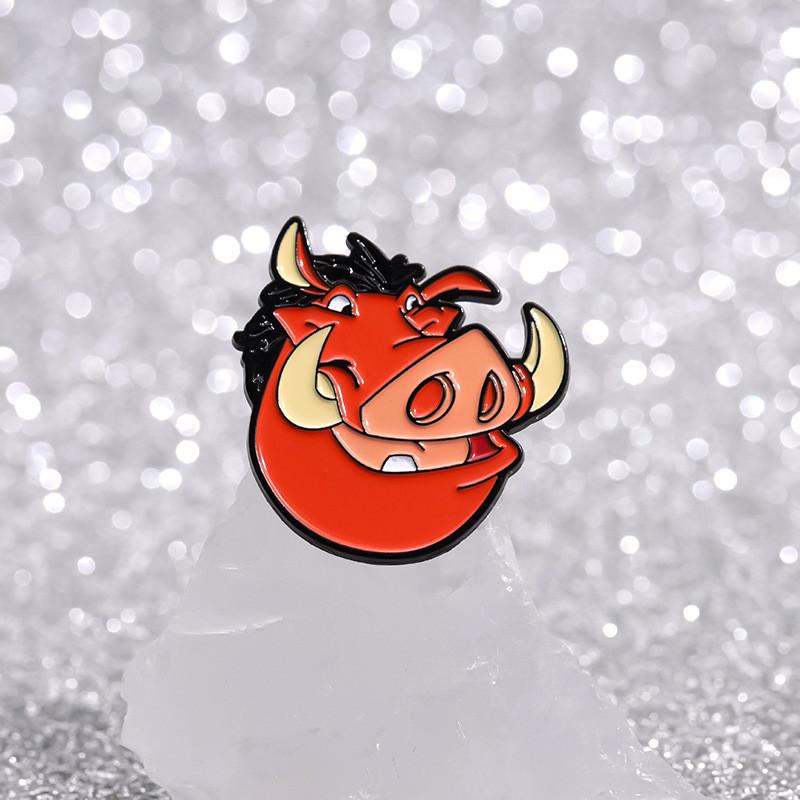 Unique Cartoon Animal Brooch In Alloy Material For Stylish Unisex Decoration In 2024 Summer Fashion