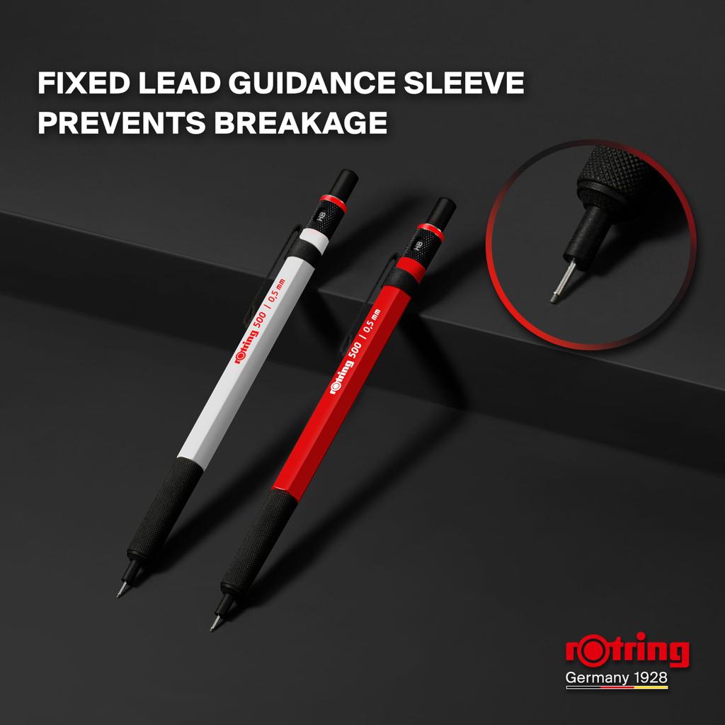 Rotring 500 Mechanical Pencil White 2218725 0.5mm