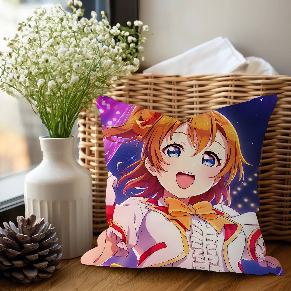 Anime Love Live Kousaka Honoka Pillowcases Home Bedding Decorative Pillow Cover Wedding Super Soft Pillow Case