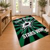 Dallas Stars Custom Name Personalized Rug Non‑Slip Doormat Floor Carpet Housewarming Birthday Gift for Family Friends