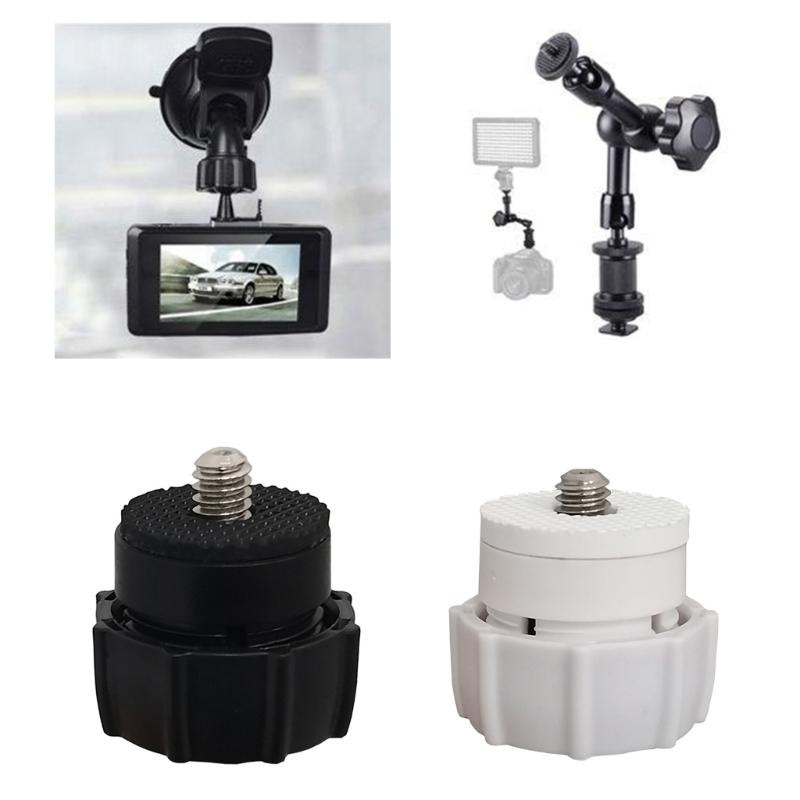 1/4" Screw Thread to 17mm Ball Head Brackets Connector Adapter Universal for Tripod Monitor, Tablet, Phone
