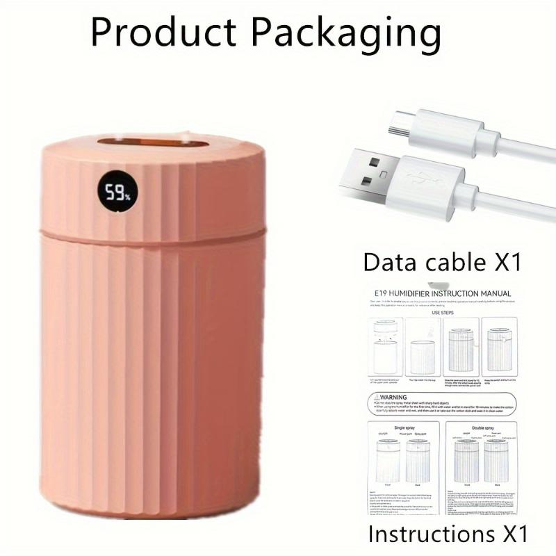 

1 шт. 2л двухструйный увлажнитель воздуха с дисплеем - улучшает качество воздуха и здоровье с помощью регулируемых уровней тумана и автоматического отключения Mexico