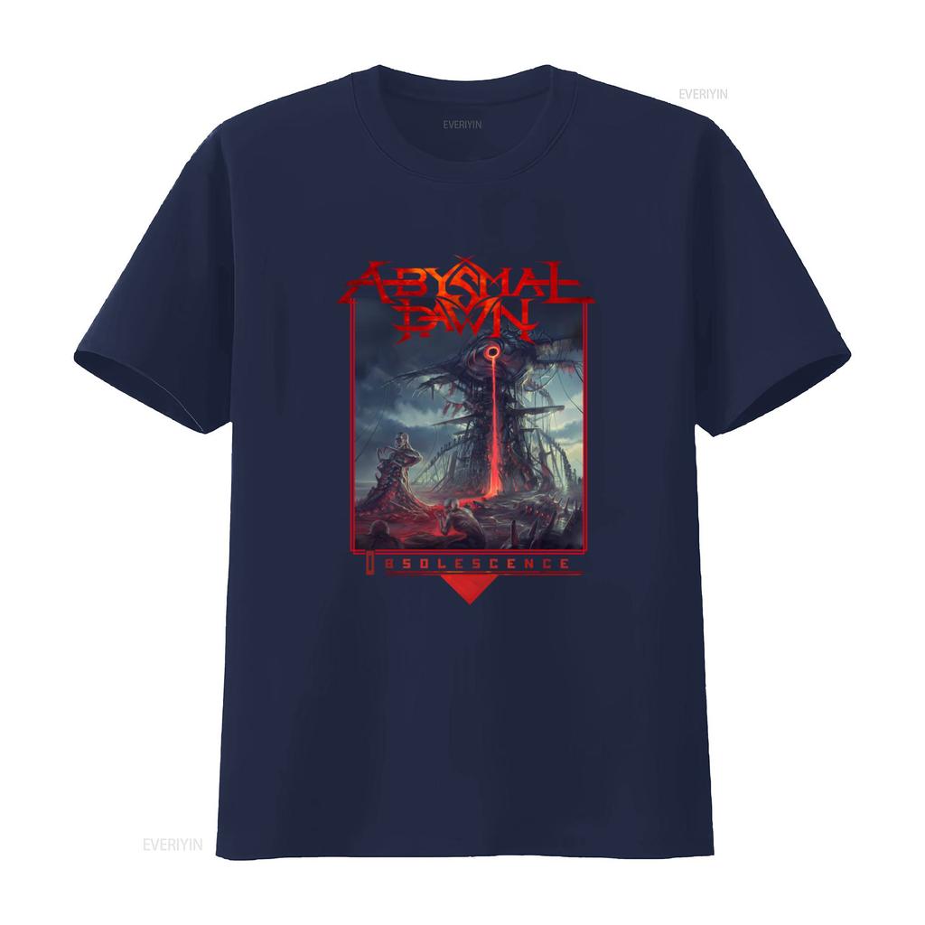 ABYSMAL DAWN Obsolescence T Shirt Dark Gothic and Edgy Design for Metal Fans vintage Washed graphic Comfortable