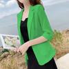 Casual Blazer Lightweight Sun Protection Jacket Women Breathable Thin Short Spring  Suit Petite