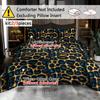 Comforter 3D Digital Printed Featuring A Wild Leopard Print Pattern Suitable For All Seasons Machine Washable