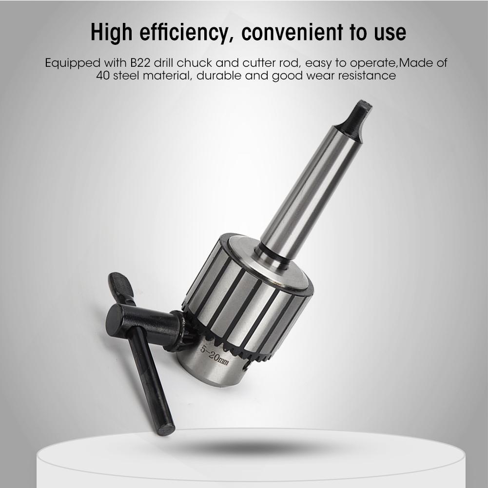 B22 Klíčové sklíčidlo vrtačky Vysoká účinnost 520 mm 40 Ocel MTA3 B22 Rukojeť Nástroj pro upínání obrobku