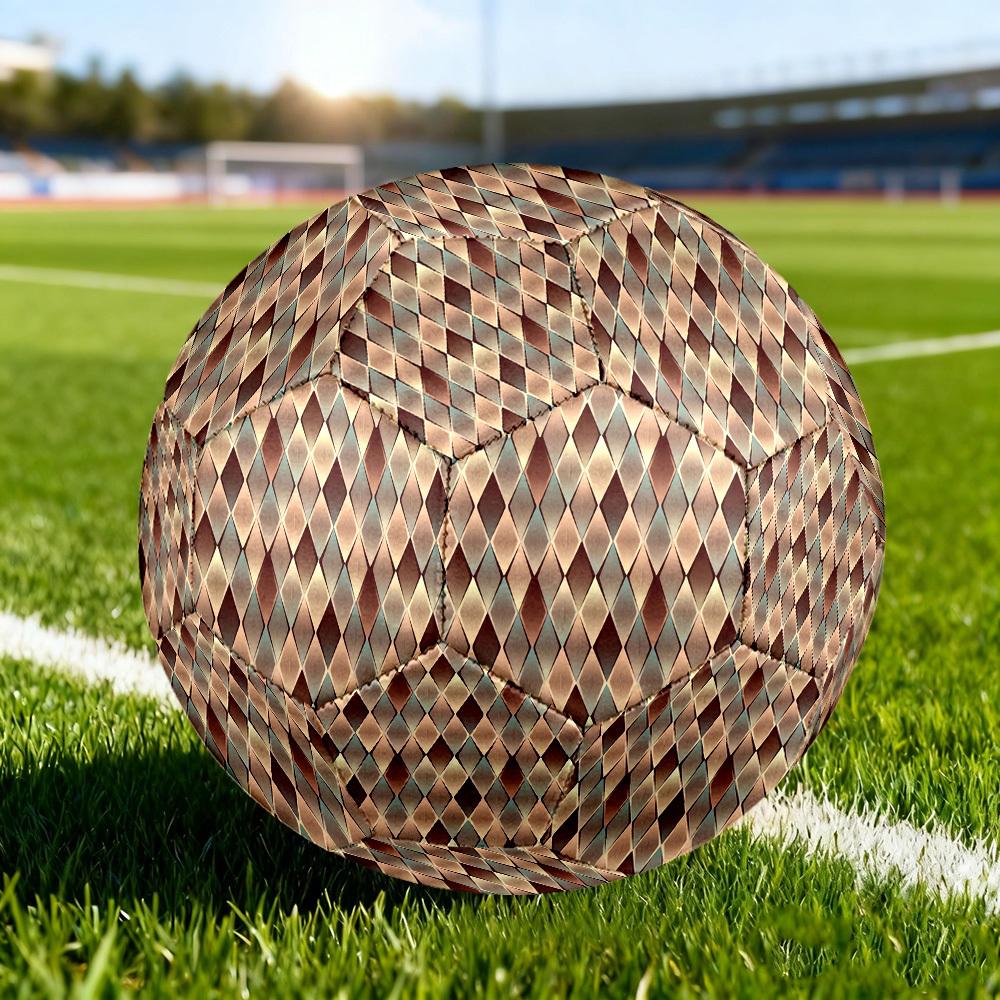 1pc Diamond Size 5 Soccer Ball Professional Match Training Football Indoor &Outdoor Sports Ball Lightweight Durable C6596