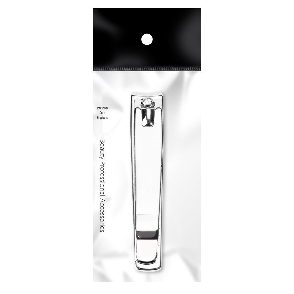 

Large Anti-Splash Carbon Steel Nail Clipper with File - Electrophoretic Black Chrome Plated