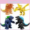 Exciting Godzilla King Of The Monsters King Ghidorah Action Figure Building Blocks Toy For Kids