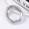 Simple Fashion INS Wind Irregular Alloy Geometric Quadrilateral Spring Opening Feminine Glossy Casual Bracelet