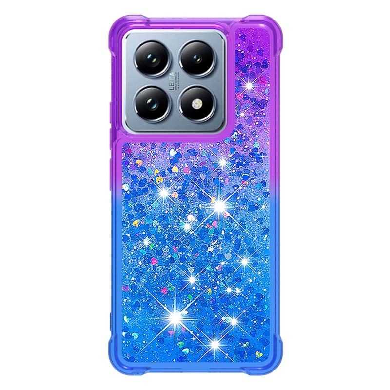 

14T Pro Чехол для Fundas Xiaomi 14T Pro Чехол Bling Glitter Dynamic Liquid Чехол для Xiomi Xiaomi14T 14TPro Чехлы для телефонов Fundas For Xiaomi 14T