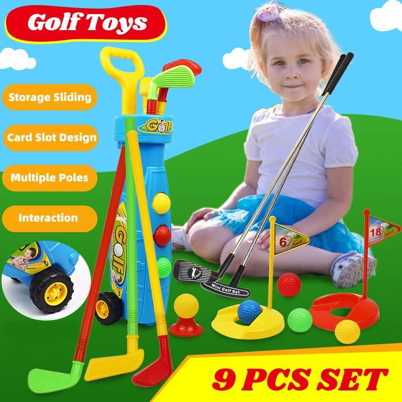Rui Cheng Indoor Plastik Kinder Golf Spielzeug Set Sport Übung Ball Schläger Kombination