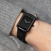 Men'S Casual Watch Classic Simple Square Two-Pin Quartz Watch Belt Men'S Watch