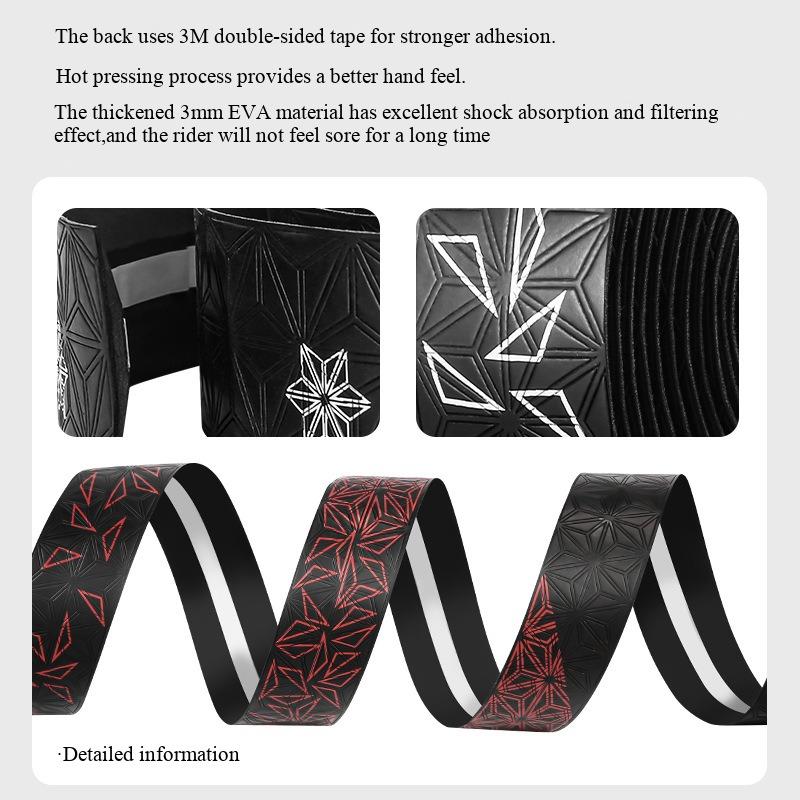 Anti-Slip Handlebar Tape PU Road Bike Shock Absorp Bicycle Comfortable Non-slip Silicone Shock-absorbing Sweat-absorbing