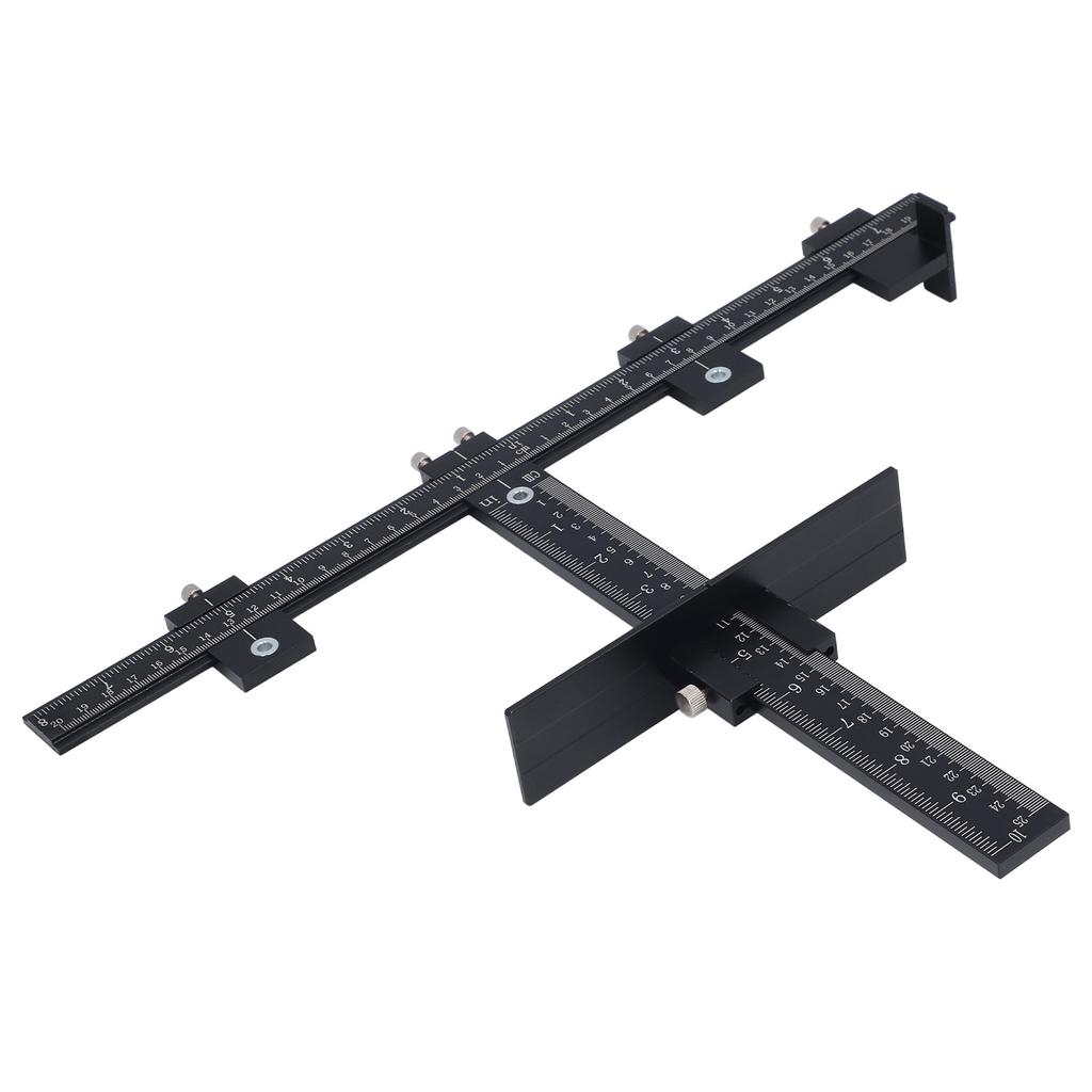 Schrankbeschläge Griff Bohrschablone Aluminiumlegierung Türschablonenwerkzeug Holzbearbeitung Bohren Loch Dübeln