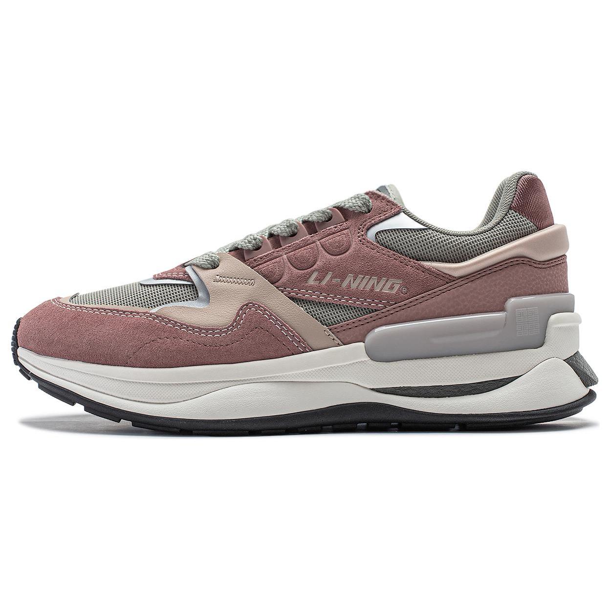 Li Ning 001 Original Aspiration V2 Универсальные Винтажные Массивные Кроссовки, Увеличивающая Высоту Платформа, Удобные AGCU061-3 43