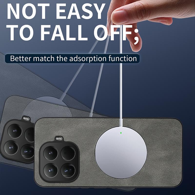 For Xiaomi Mi 15T Pro Case Luxury PU Leather Skin Magnetic Magsafe Protective Back Cover For Xiaomi Mi 15T 15TPro Phone Shell