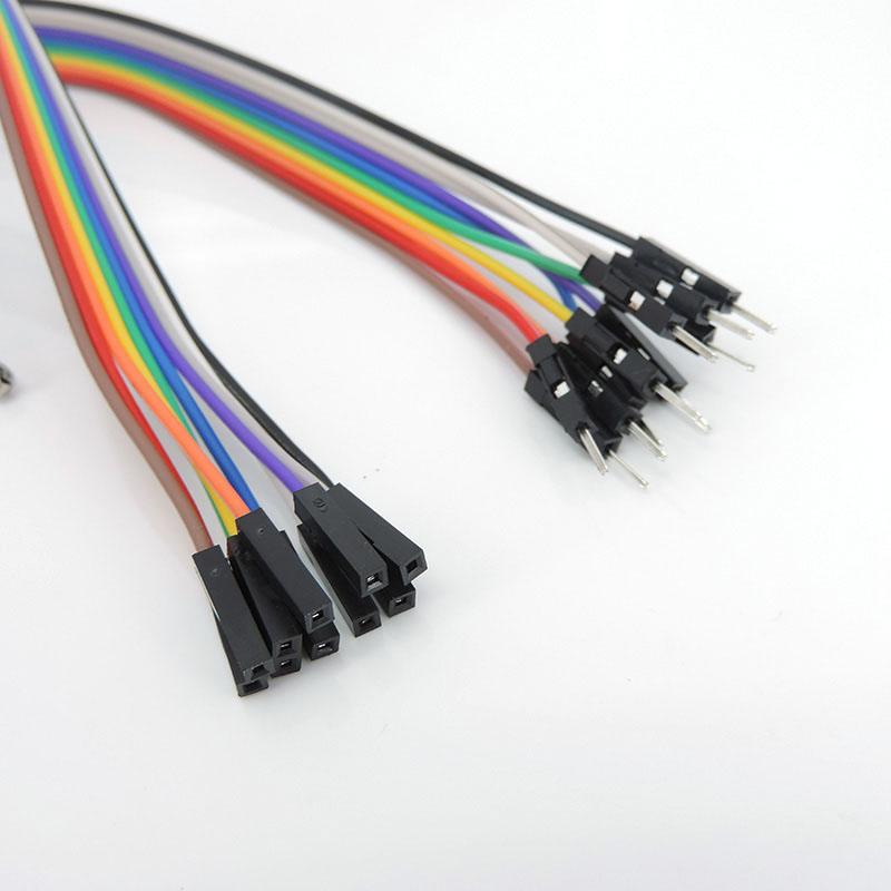10 teil/los 20 cm 30 cm Krokodilklemme zum Überbrückungskabel 10-poliger Krokodilklemme männlich auf 10-polige Buchse Messleitungskabel für Arduino Raspberry