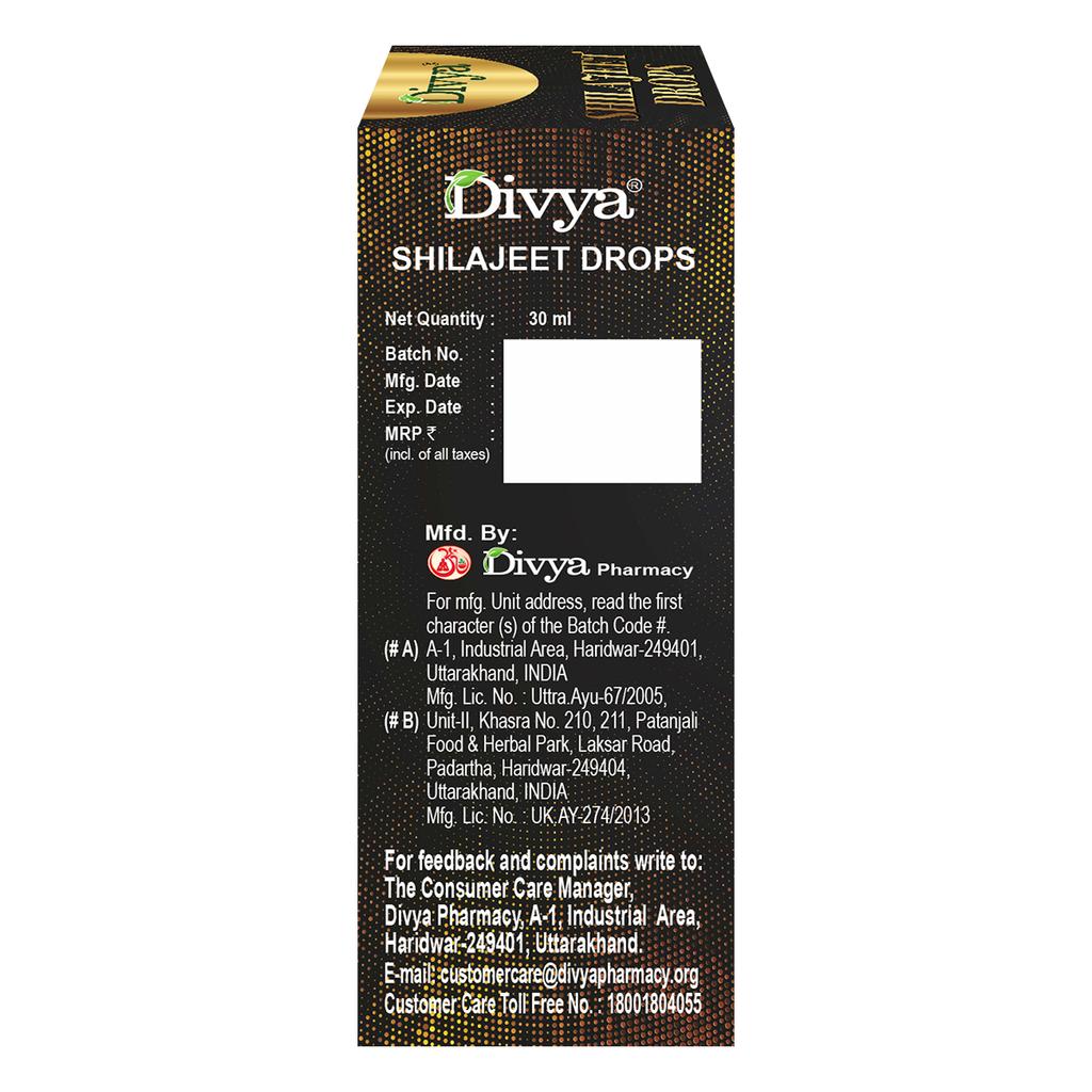 Patanjali Divya Shilajeet Drops 30ml
