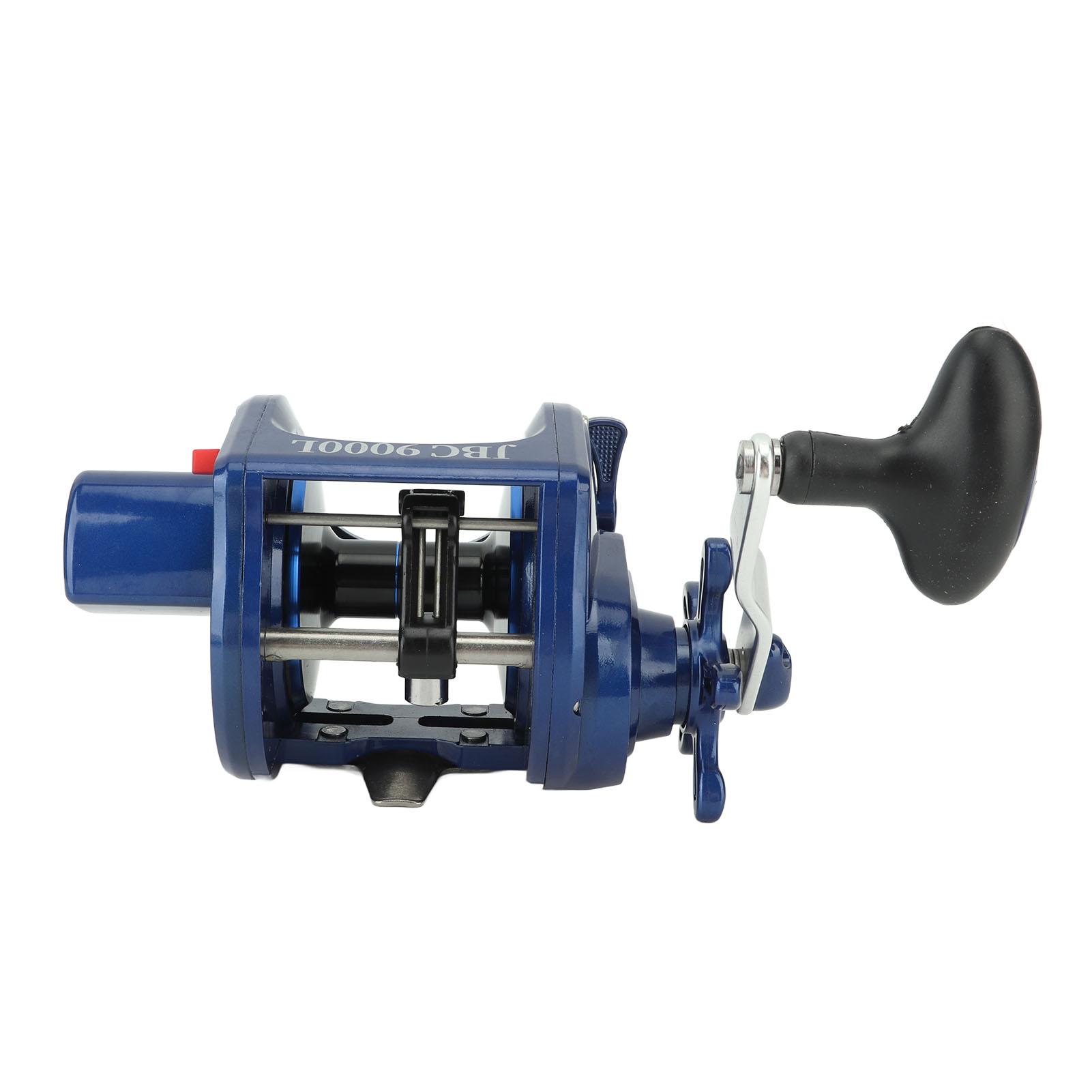 

Мультипликаторная рыболовная катушка Круглая катушка-мультипликатор Плавная Мощная Соленая вода Прибрежная Морская Троллинговая катушка JBC9000L