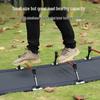 Portable Aluminum Folding Camping Cot for Outdoor, Beach, or Military Use
