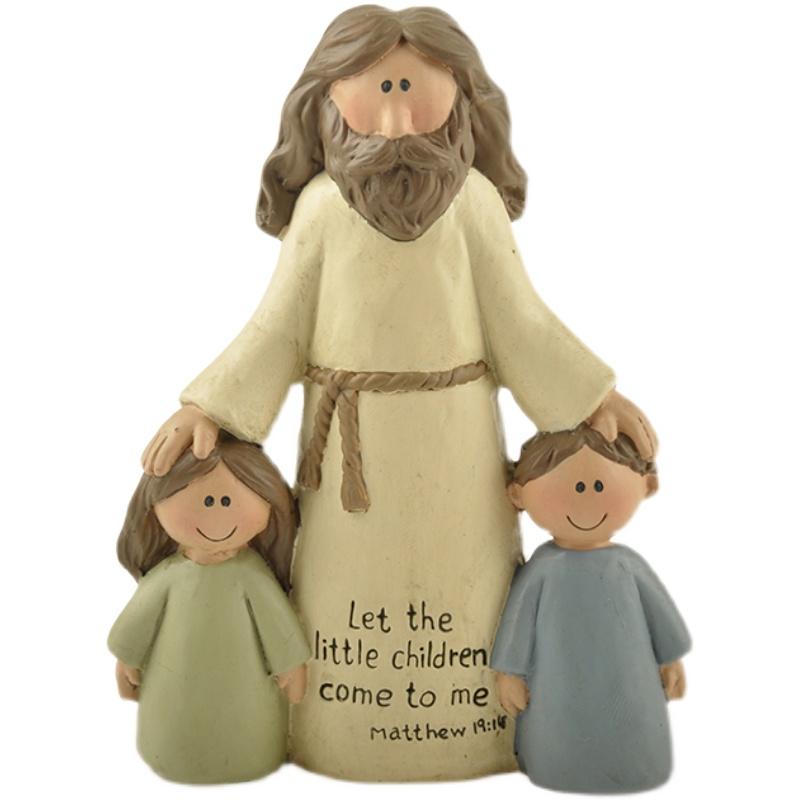 Resin Church Souvenir Home Decoration Bible Character Cute Gift Home Decor Catholic Gift Resin Christian Gift Church Supplies