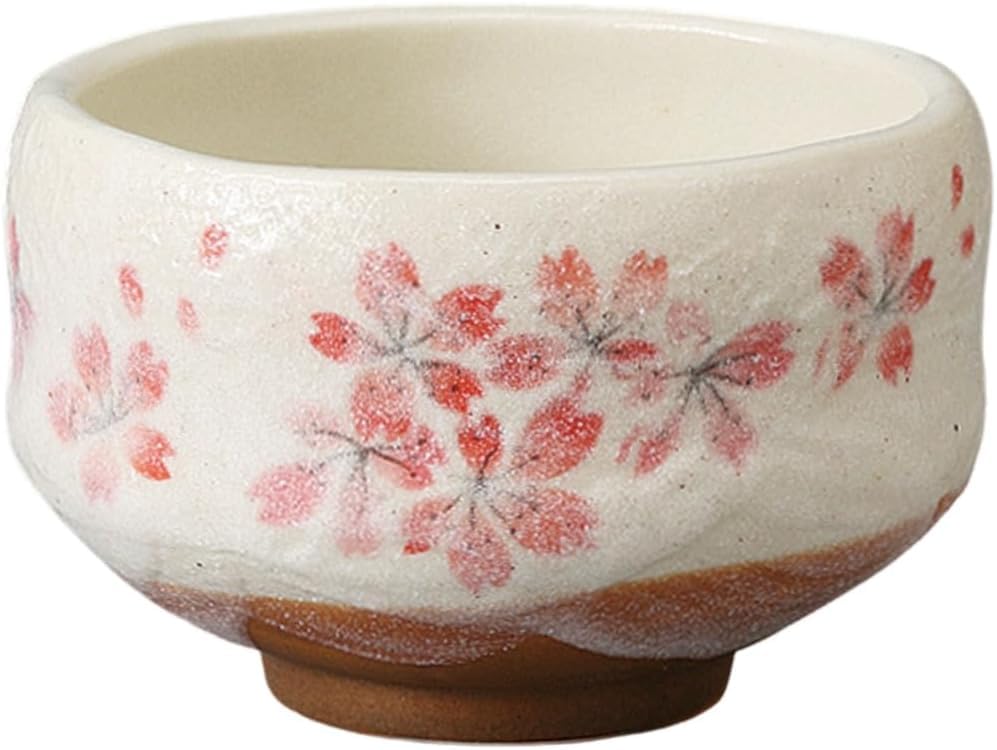 

Matcha x Heian Cherry Blossom Tea Mino Made in Japan Ale-net Bowl, 9.4 H6cm, 250cc, Design, Pink, Ceremony, Ware,