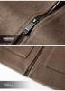 Men's 2025 Autumn/Winter Hooded Wool Coat with Detachable Down Liner - Youth Business Double-Sided Short Jacket.