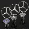 UKY5   Car Engine Hood Emblem Front Bonnet Chrome Mark Accessorie For Mercedes Benz C E S Class W204 W205 W212 W213 W211 W220 W222 W223