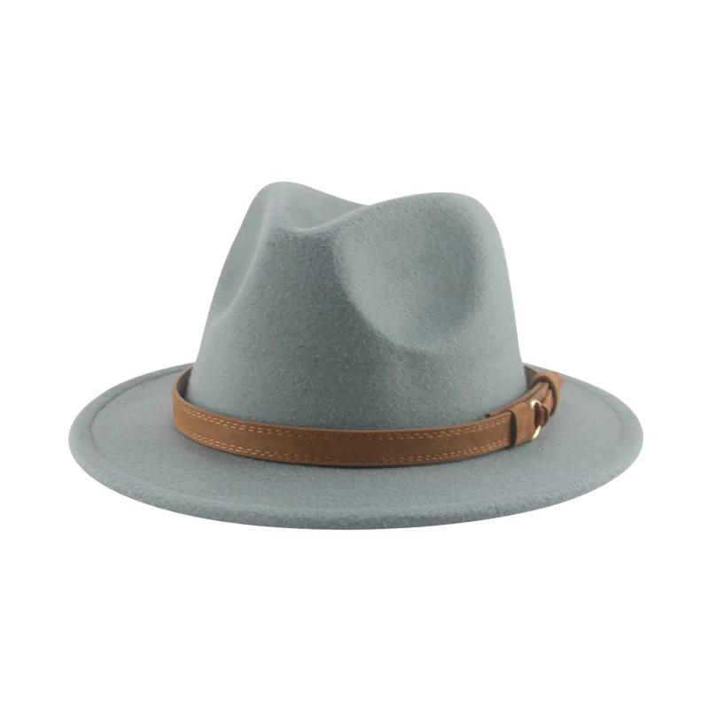 

Hats for Women Fedoras Girls Hat Boys Hat Felted Kids Baby Caps Small 52cm 54cm Belt Wedding Cute Kid Fedoras Sombreros De Mujer 52-54cm(kids) серый