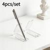 4/10pcs Transparent Acrylic Pen Display Stand Desk Pencil Holder Multifunctional Brush Storage Rack