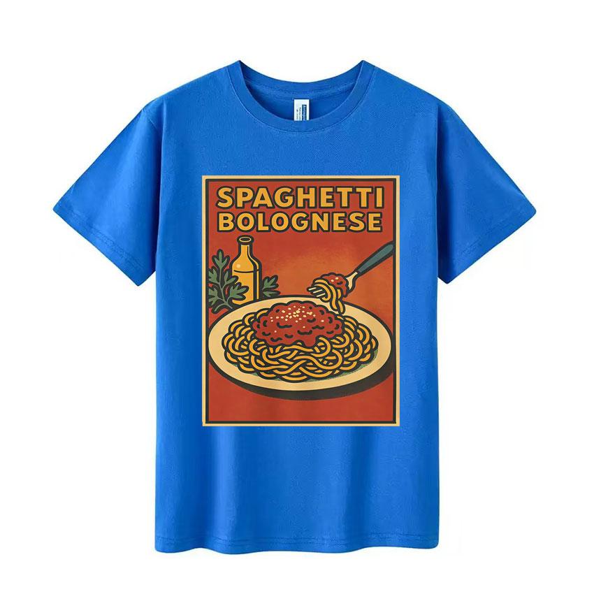 Funny Italian Spaghetti Meme Pop T Shirt Men Women Tshirt Fashion Crewneck Cozy Casual Aesthetic Shortsleeve Tshirts Hot Sale