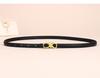 Women's Leather Belt with Rope Knot, H Buckle, Thin Waistband - 2026 Fashionable Accessory