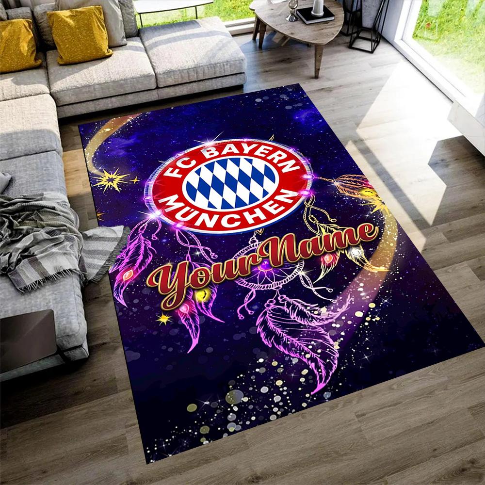 Bayern Munich Customize Your Name Area Rug Design for Kitchen Decorate room Foyer Bedrooms Anti-slip Rug Office home decor